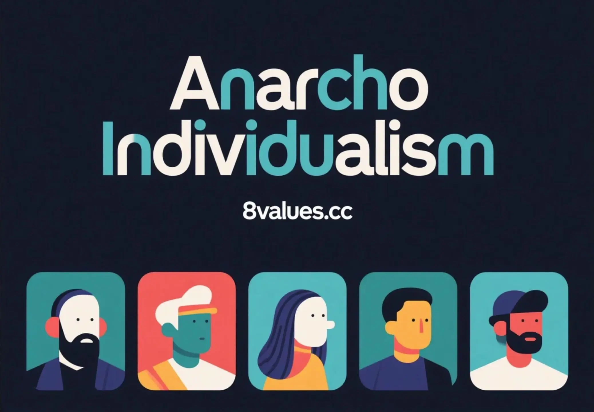 Anarcho-Individualism | 8values ​​Interpretation of ideological ideology in political tests
