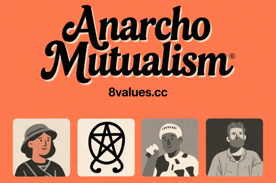 8values ​​political test-Political tendency test-Political position test-Ideological test results: What is Anarcho-Mutualism?
