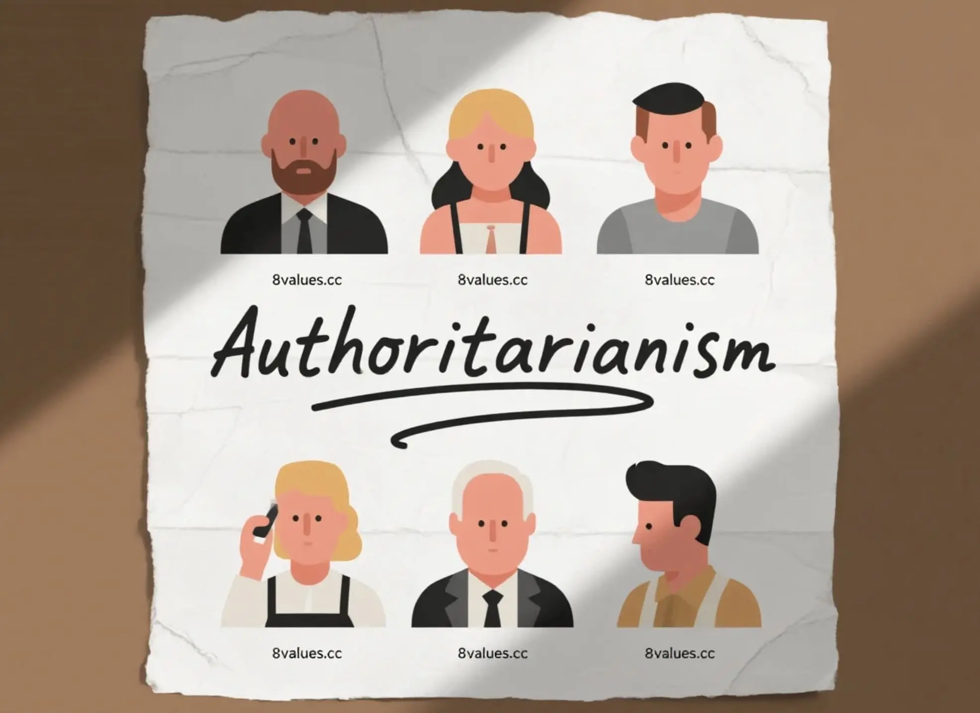 Authoritarianism | 8values ​​Interpretation of ideological ideology of political tests