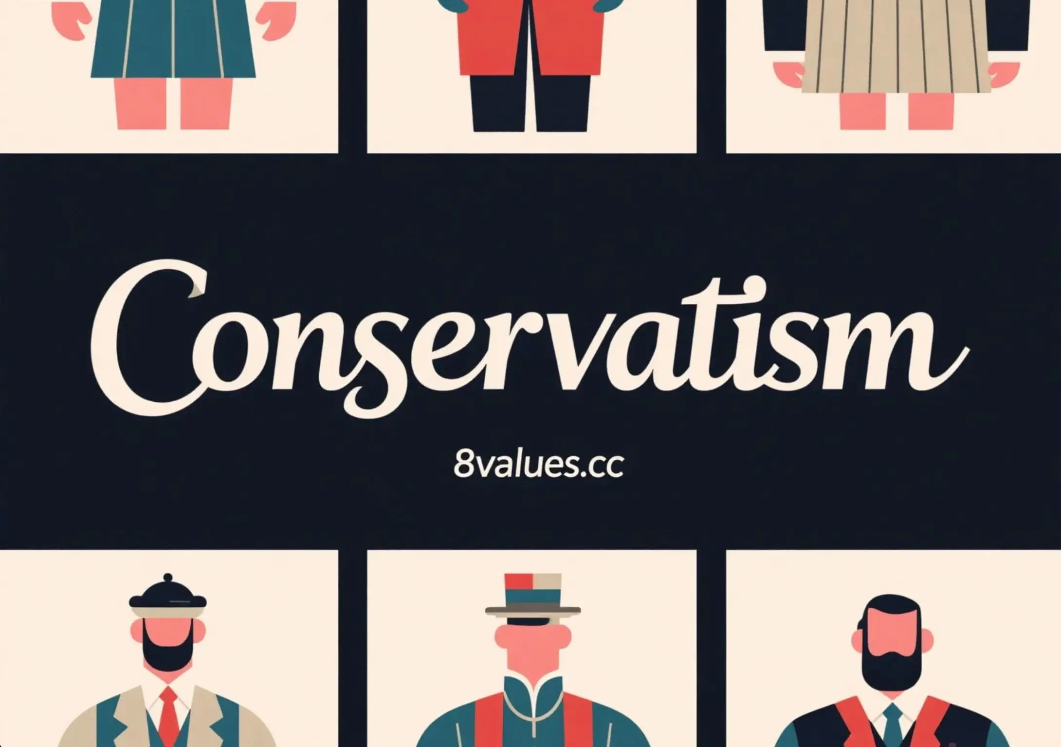 Conservatism | 8values ​​Interpretation of ideological ideology of political tests