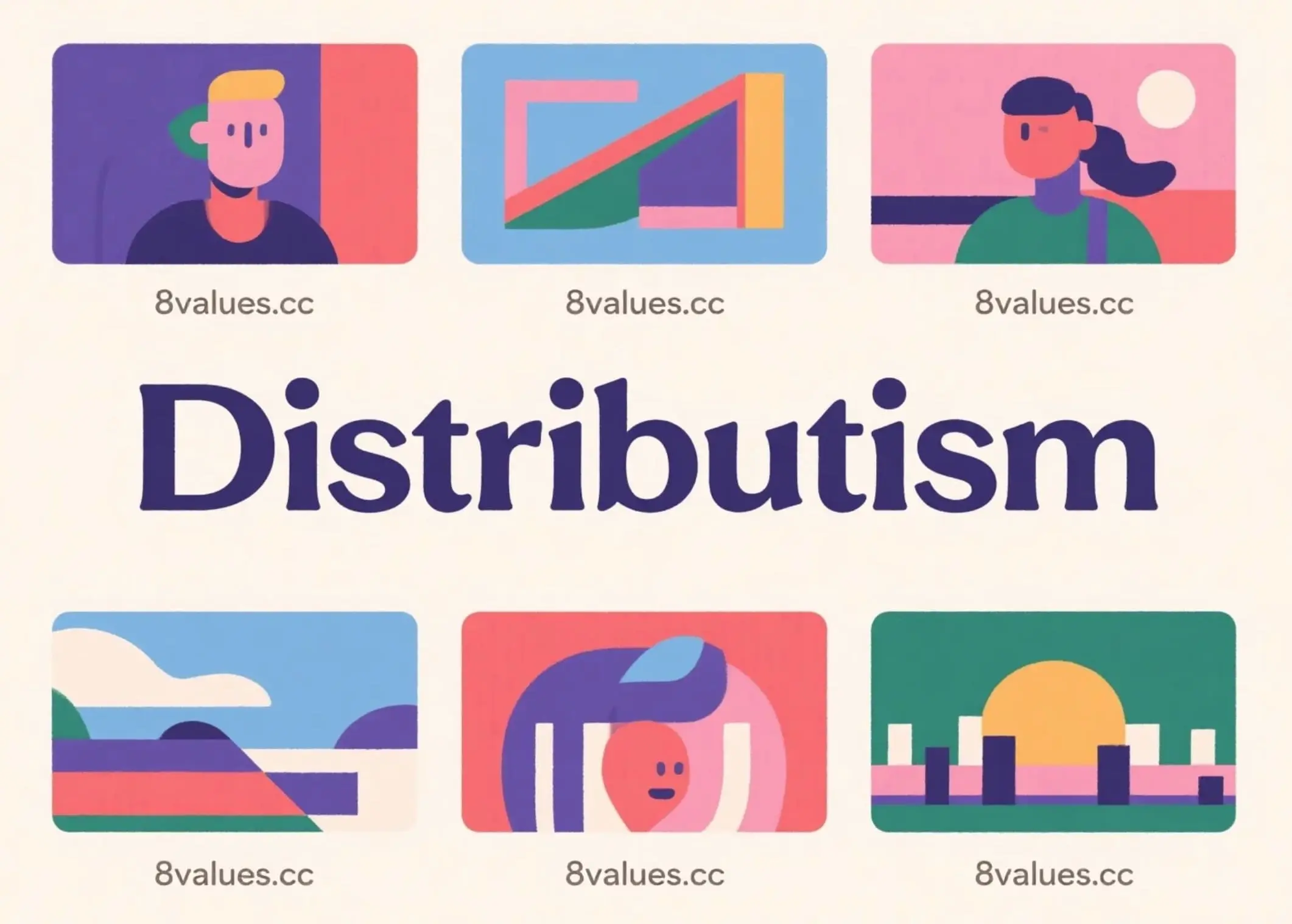 Distributism | 8values ​​Interpretation of ideological ideology of political test