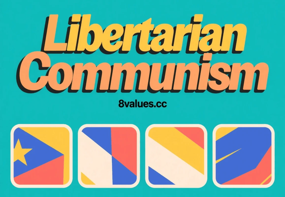 Libertarian Communism | 8values ​​Interpretation of ideological ideology in political tests