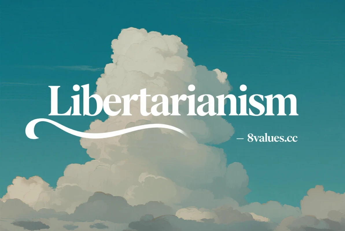 Libertarianism | 8values ​​Interpretation of ideological ideology in political tests