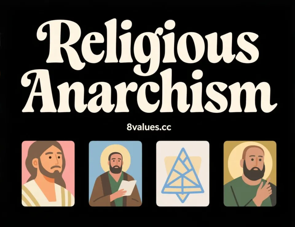 宗教安那其主義（Religious Anarchism）| 8values 政治測試意識形態解讀