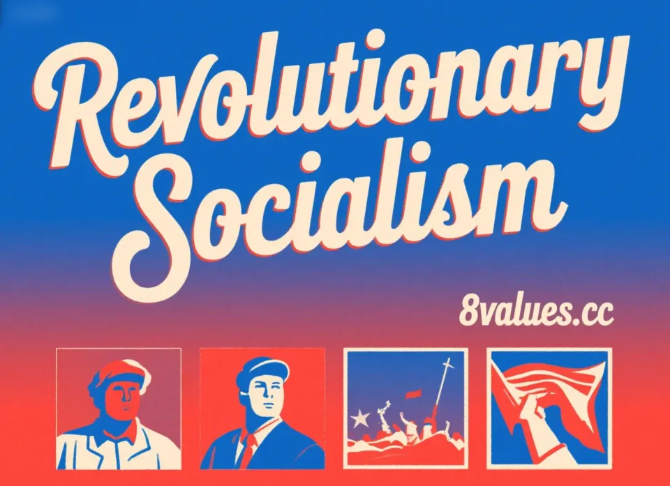 Revolutionary Socialism | 8values ​​Interpretation of ideological ideology of political tests