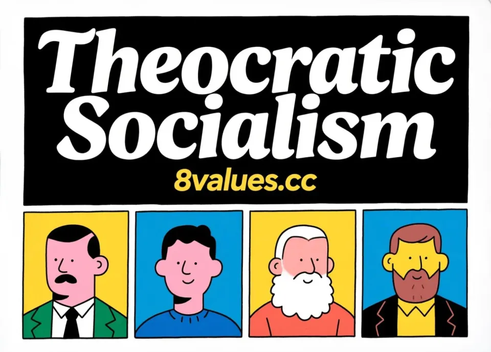 Theocratic Socialism | 8values ​​Interpretation of ideological ideology in political tests