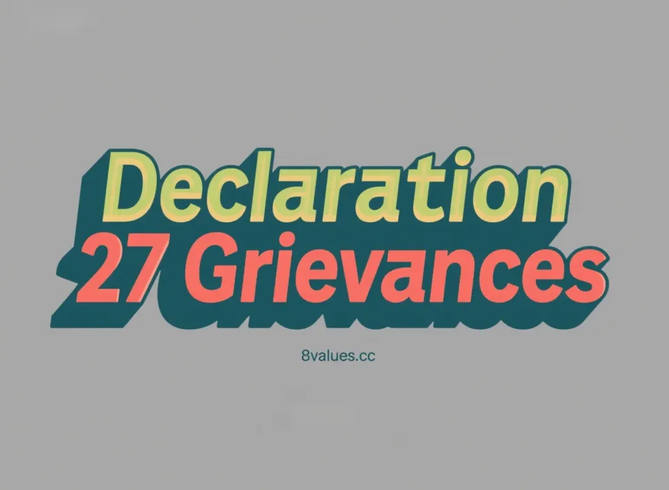 27 accusations in the Declaration of Independence: The American Revolution’s tyranny accusation of King George III of Britain