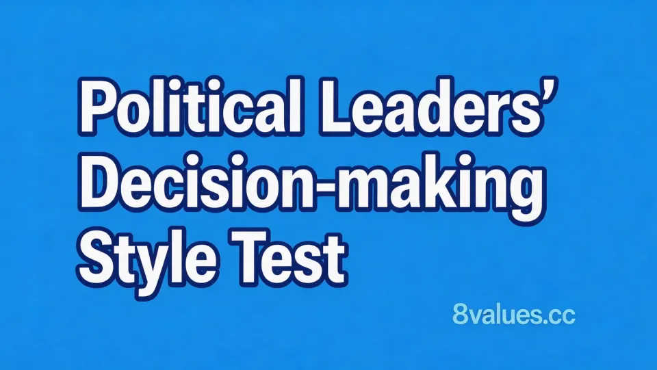 Political decision-making style test